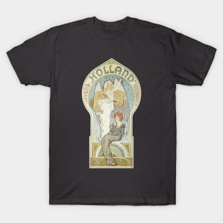 Vintage Art Nouveau Levens Verzekering T-Shirt